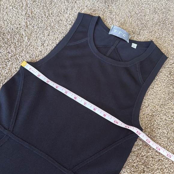 A.L.C. Kerry Knit Stretch Tank Top Bandage Black Mini Dress - Picture 6 of 7